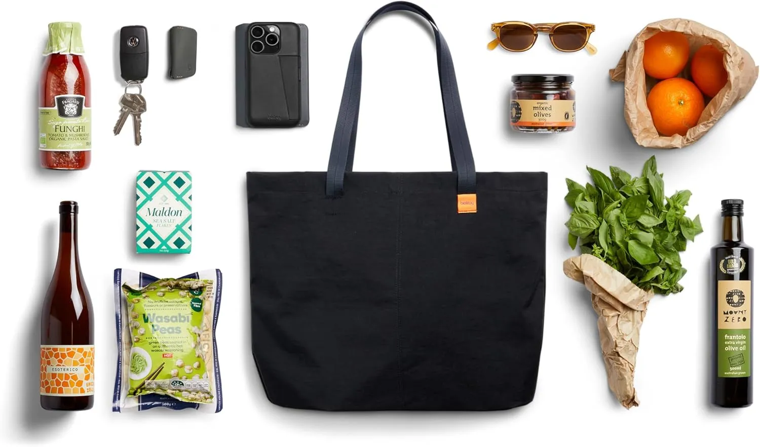 Bellroy Market Tote  (Tote Shoulder Shopping Bag) - Black
