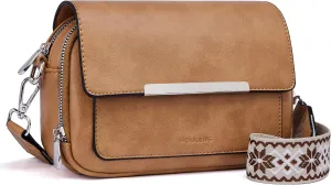 Crossbody Bags for Women Small Crossbody Wallet Purses with Card Slots Leather Shoulder Handbags Travel/Daily Use