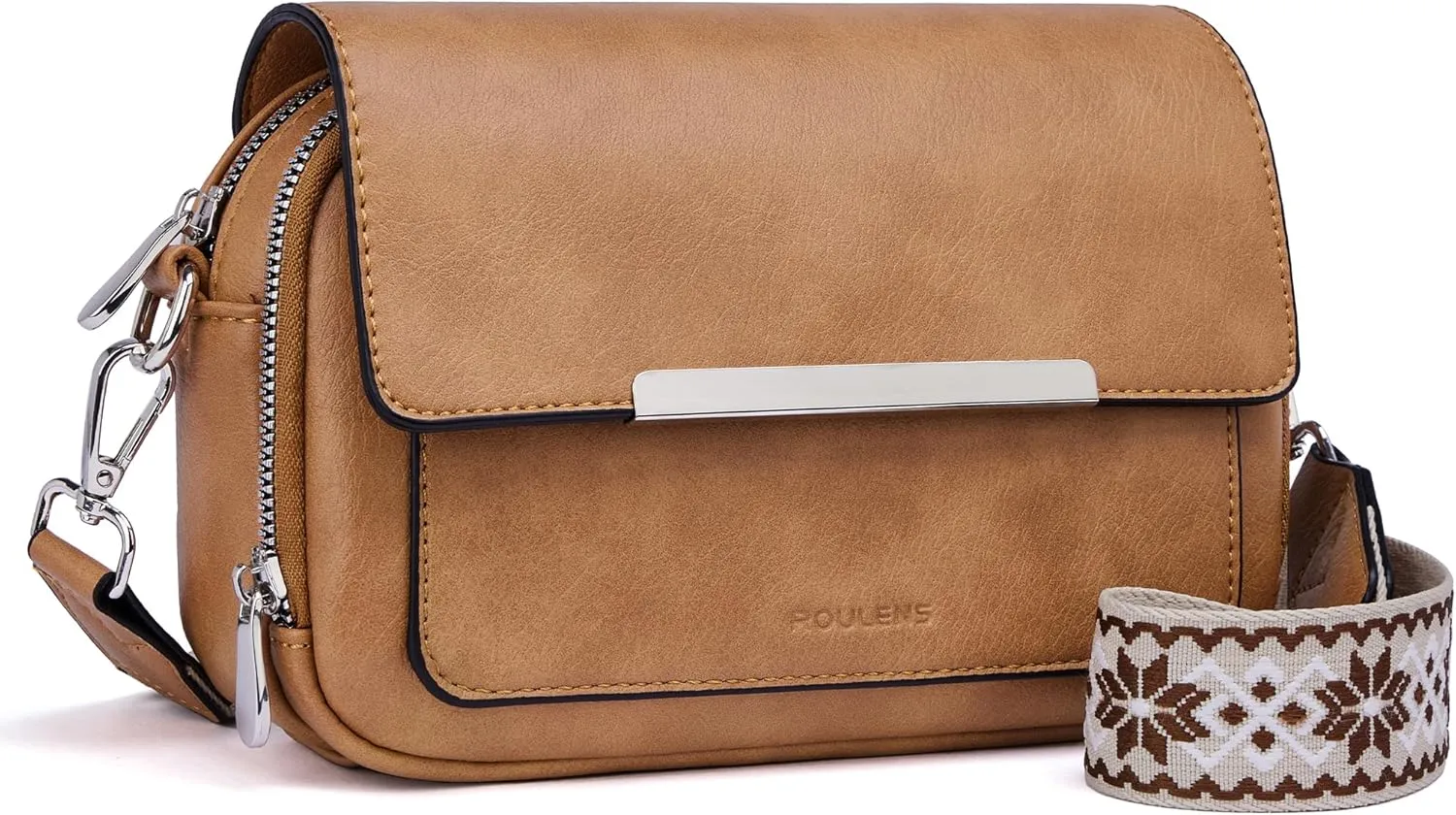 Crossbody Bags for Women Small Crossbody Wallet Purses with Card Slots Leather Shoulder Handbags Travel/Daily Use