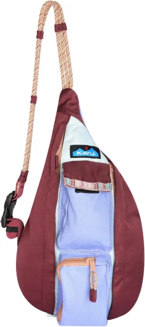 KAVU Original Rope Bag Sling Pack with Adjustable Rope Shoulder Strap