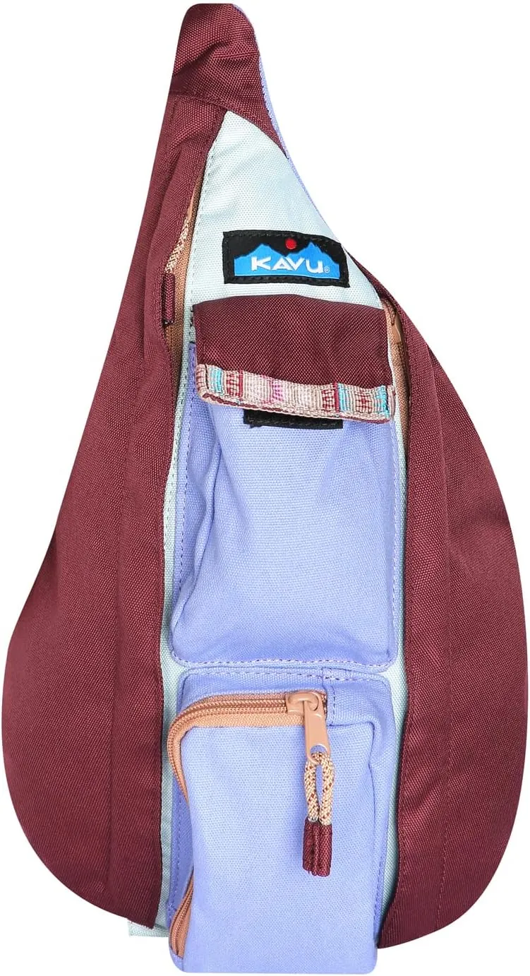 KAVU Original Rope Bag Sling Pack with Adjustable Rope Shoulder Strap