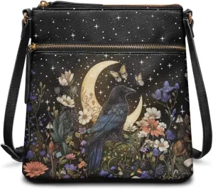 Leather Shoulder Bag for Women Large Crossbody Handbag Sling Hobo Bag with Adjustable Strap for Business Dating