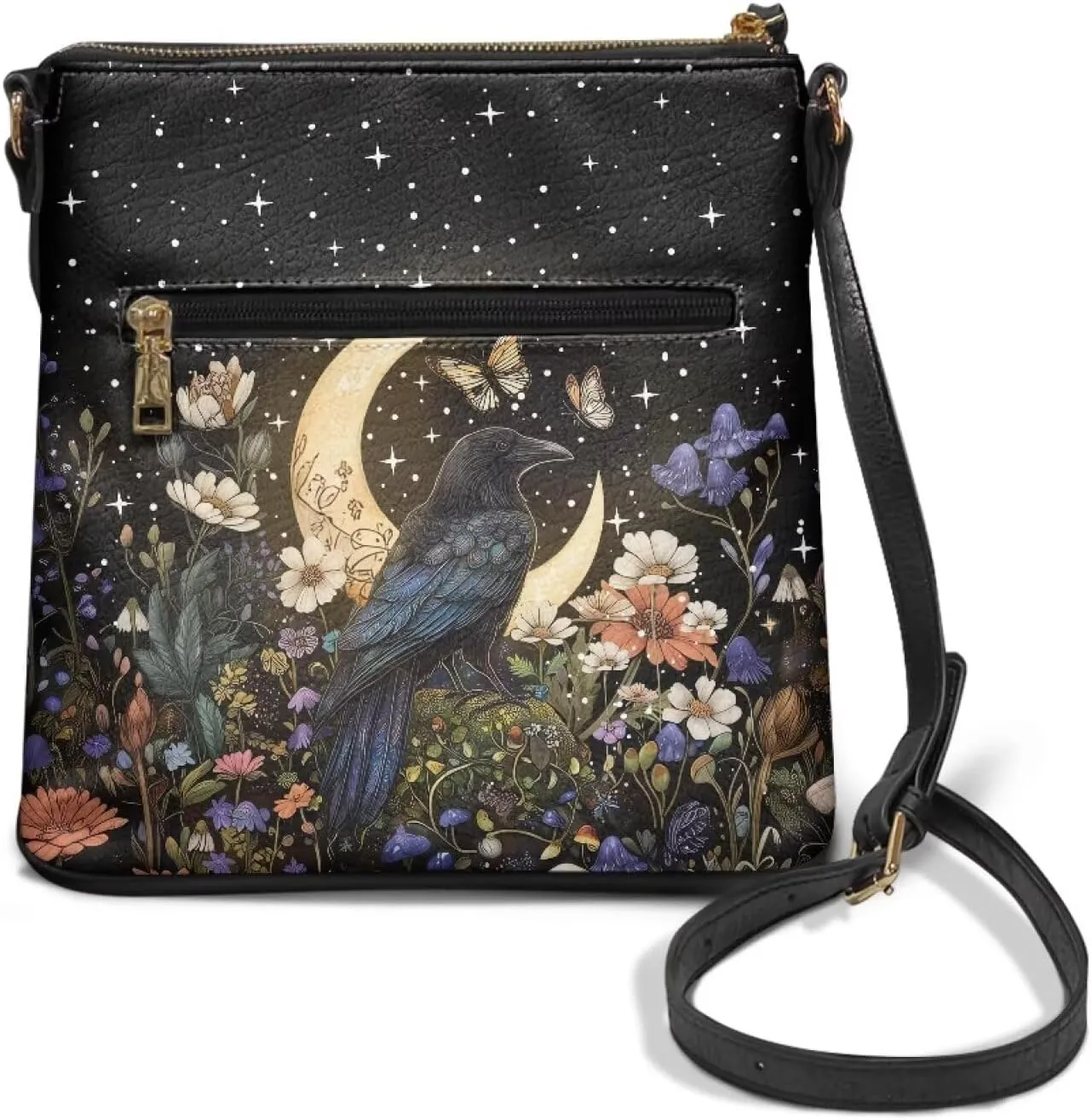 Leather Shoulder Bag for Women Large Crossbody Handbag Sling Hobo Bag with Adjustable Strap for Business Dating