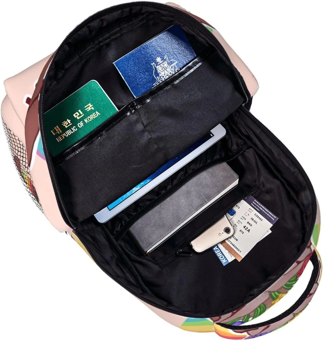 LGBT Rainbow Gay Pride Flag The First Pride Was A Riot Casual Backpack Laptop Backpacks Outdoor Sports Rucksack Lightweight Daypacks Shoulder Bag with Multiple Pockets for Travel Camping