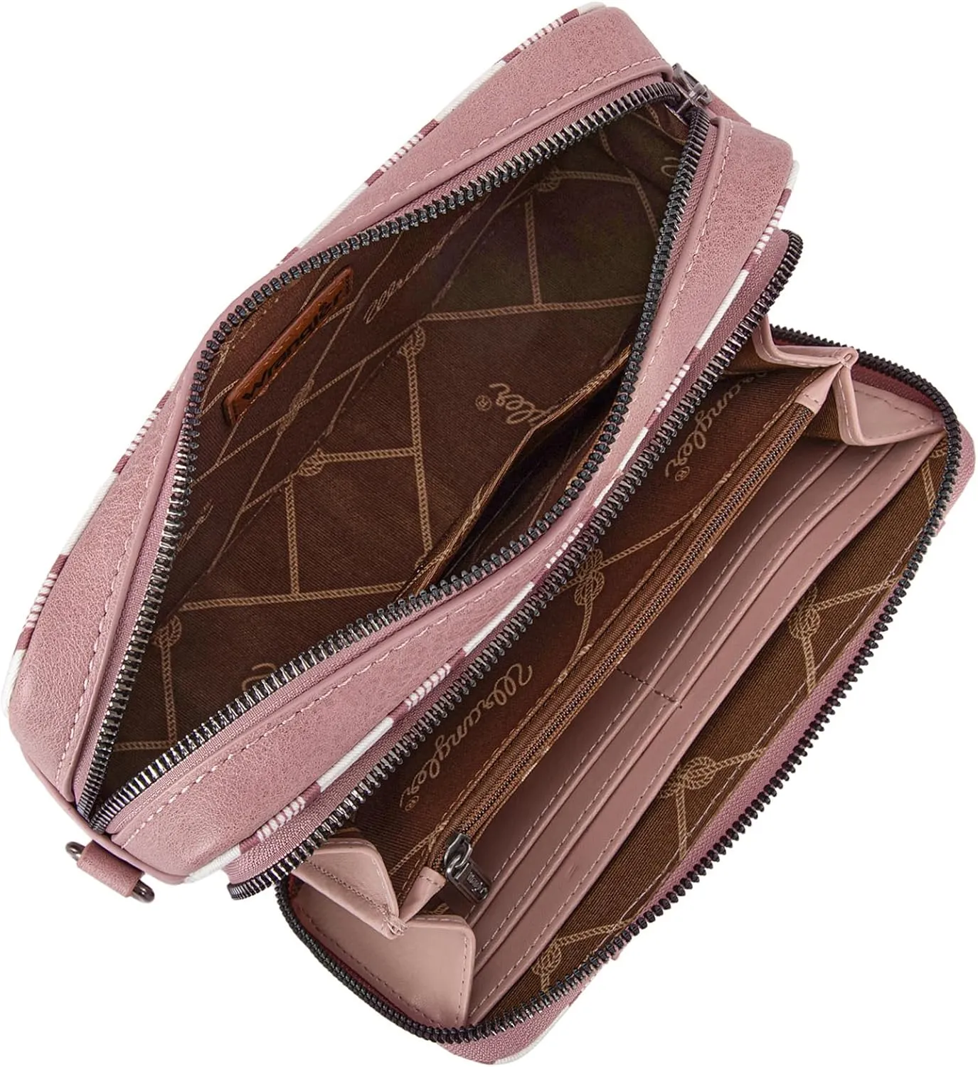 Wrangler Crossbody Bag for Women Western Cowgirl Crossbody Purses with Guitar Strap